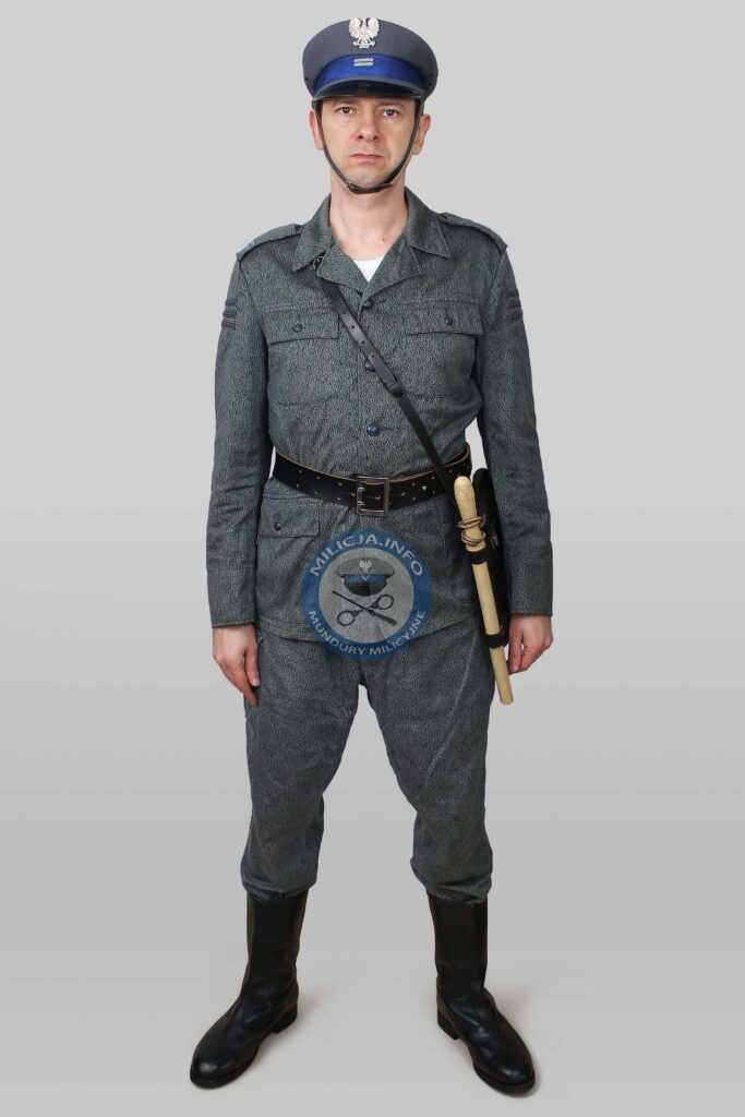 ZOMO – mundur polowy letni z czapką garnizonową – ok. 1969–1972.