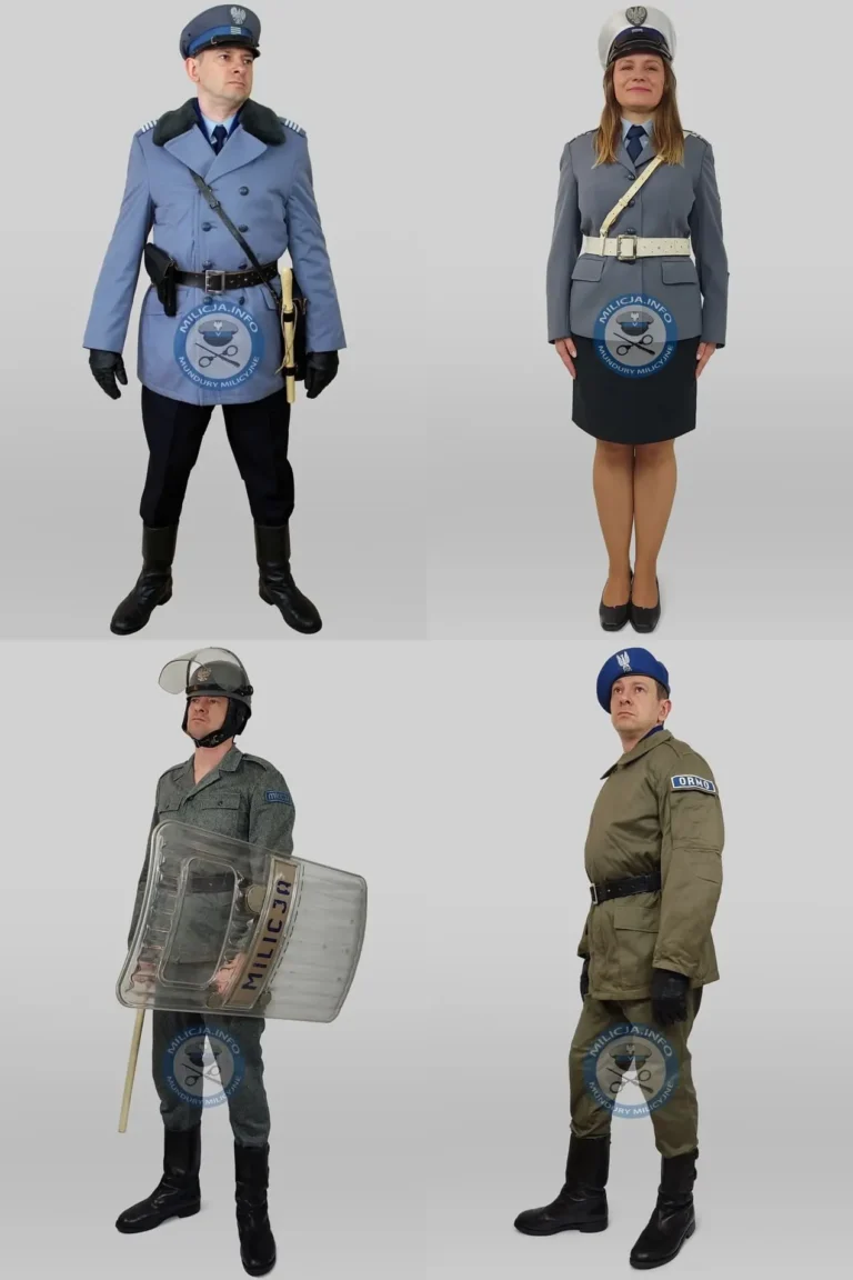 Mundury milicyjne w Piastowie pod WarszawÄ…